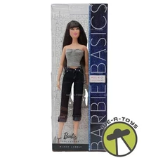 Barbie Basics Model No. 05 Collection 002 Black Label Doll In Denim 2010 Mattel