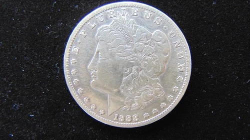 1888 O Morgan Silver Dollar $1 Choice AU Nice Coin #26