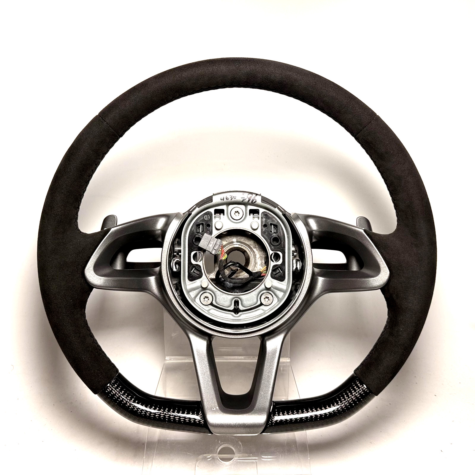 Real Carbon Alcantara steering wheel McLaren MP4 570S 650S 675LT GT NO EXCHANGE