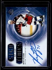 2020-21 SP Authentic Sign of the Times Nick Foligno Auto Columbus Blue Jackets