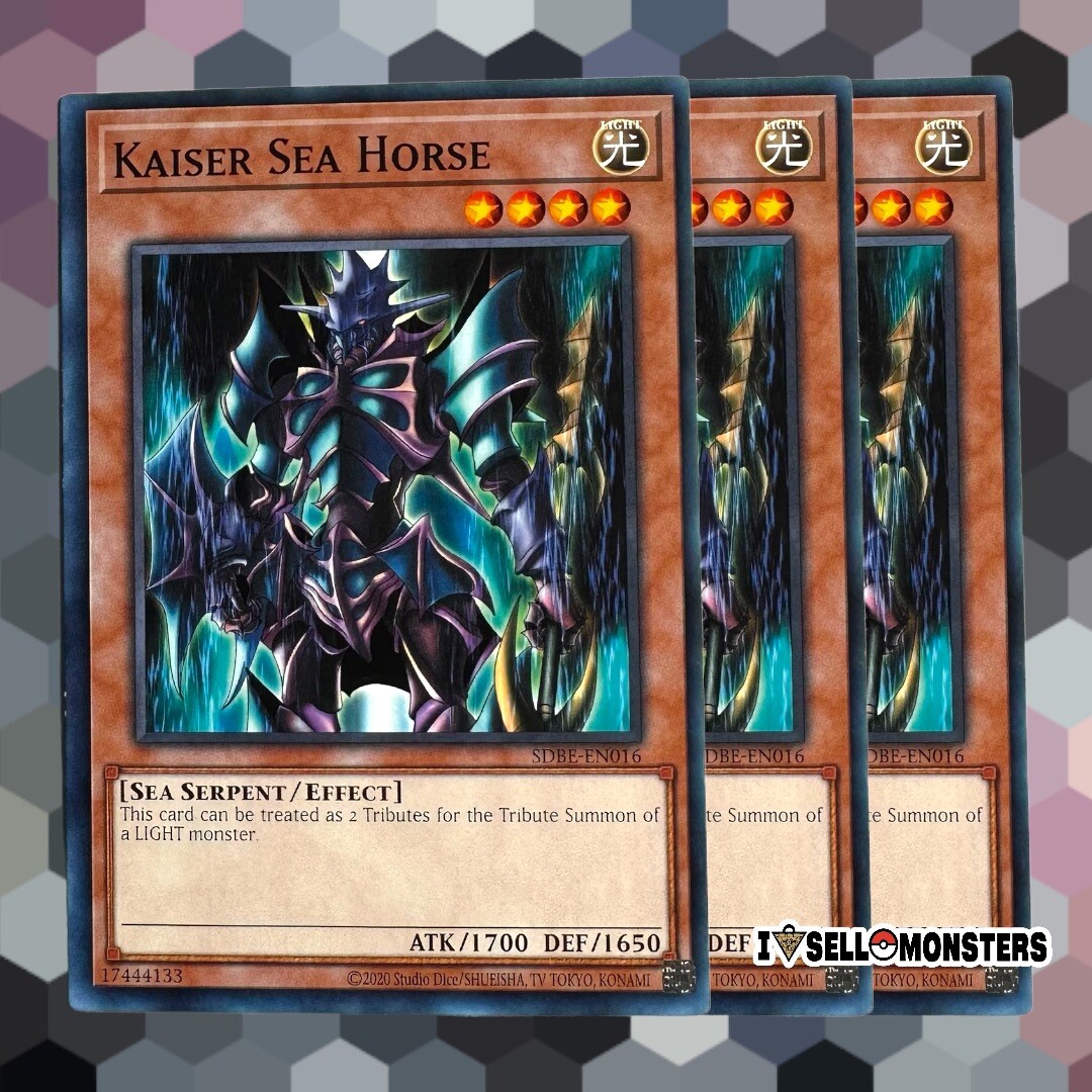 Yu-Gi-Oh! Karte 'Kaiser Sea Horse' – Englisch, Aus Structure Deck: Saga Of Blue-Eyes