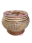 Kratip Thai Handicraft Sticky Rice Bamboo Basket Box container Steamer Cookware
