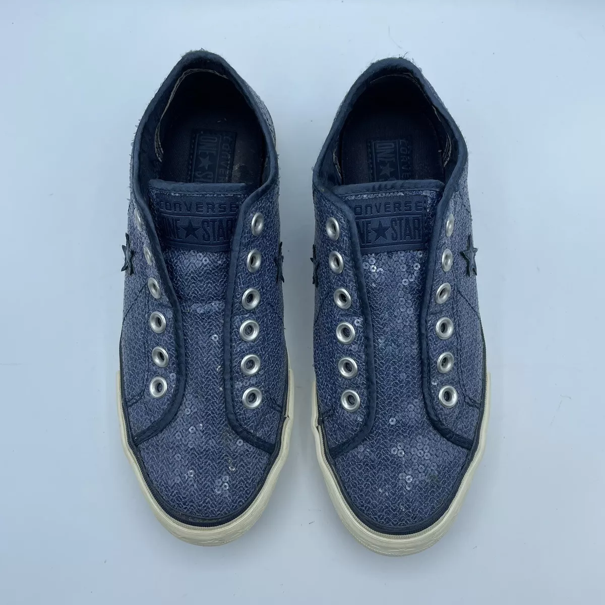 Women's converse one star laceless deals