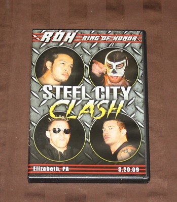 ROH STEEL CITY CLASH (DVD, 2009) WWE  PWG RING OF HONOR 