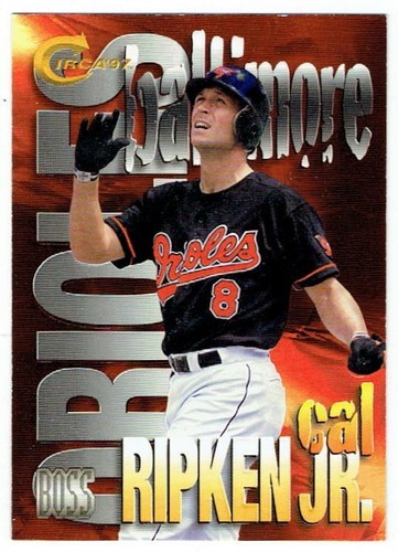 CAL RIPKEN JR Orioles ~ 1997 Circa Boss ~ FREE SHIPPING - 第 1/1 張圖片