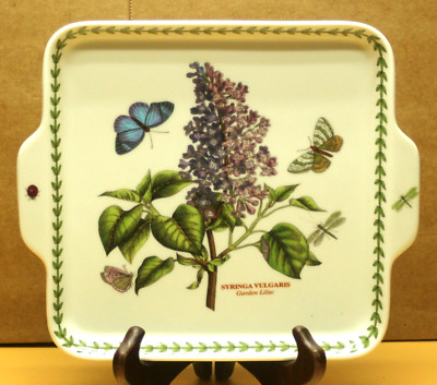 Portmeirion Botanic Garden 8'' Square Dessert Serving Tray Garden Lilac