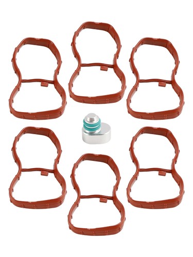6PCS Intake Manifold Gasket 1167807480 Fit BMW E90-93 F10 F11 F07 X5 X6 N57 F8 - Picture 17 of 20