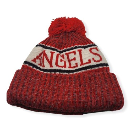 Authentic New Era Anaheim Angels 2018-19 Sport Knit Cold Winter Hat Beanie - Picture 2 of 5