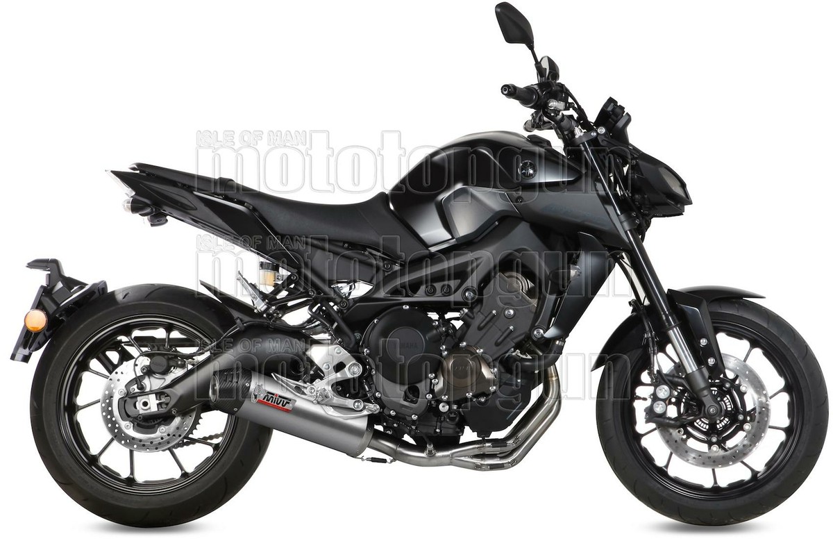 MIVV EXHAUST COMPLETE HOM OVAL TITANIUM CC YAMAHA MT-09 MT09