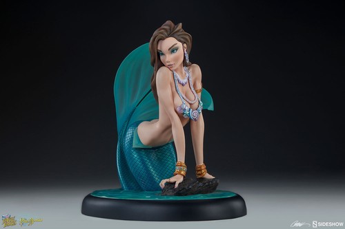 LITTLE MERMAID STATUE ARTIST SERIES EXCLUSIVE (#1/50) w/COA ~ J. Scott Campbell - Picture 6 of 12