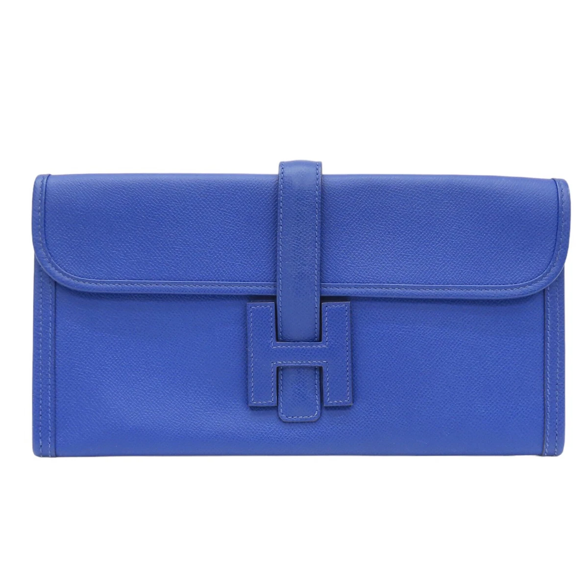 Hermes Jige Elan Clutch Epsom Leather