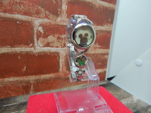Vintage Disney Watch Mickey Mouse Women’s Silver Tone - Picture 2 of 6