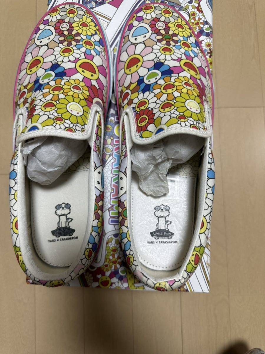 Murakami × Vans Slip-On LX Silver Flower Takashi Murakami x Vans Flower Motif LX Low Slip On Sneaker