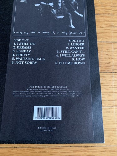 The Cranberries Everybody Else Is Doing It Why Can’t We 1993 UK 1st vinyl LP NM - Picture 5 of 12