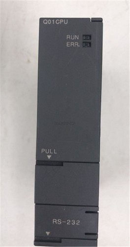 Used 1Pcs Mitsubishi Melsec-Q Q01CPU Cpu Unit Tested iu