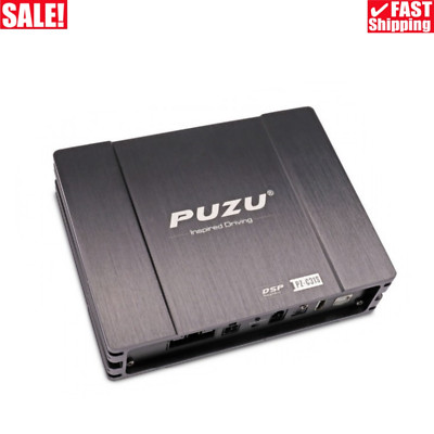 PUZU PZ-C31S Class AB 4Ch to 8Ch Vehicle DSP Power Amp Audio Processor 6x150W