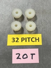 NYLON MOLDED STOCK DRIVE PRODUCTS SPUR GEAR 32 PITCH 20 TEETH 3/16" BORE LOOK