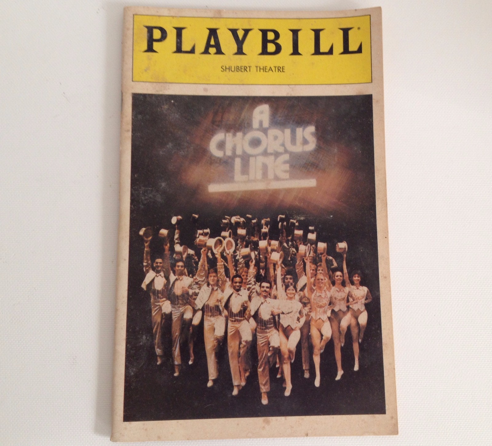 Playbill 1980 A Chorus Line Schubert Theatre Bebe Neuwirth Theater eBay