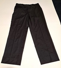 Mens Hugo Boss 34R Black Dress Pants 100 Wool 31" Inseam