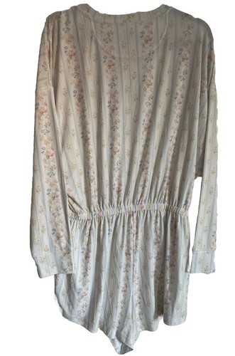Polo Ralph Lauren Women’s Long Sleeve Romper Pajamas Size Large, NWT, MSRP $108 - Picture 5 of 6