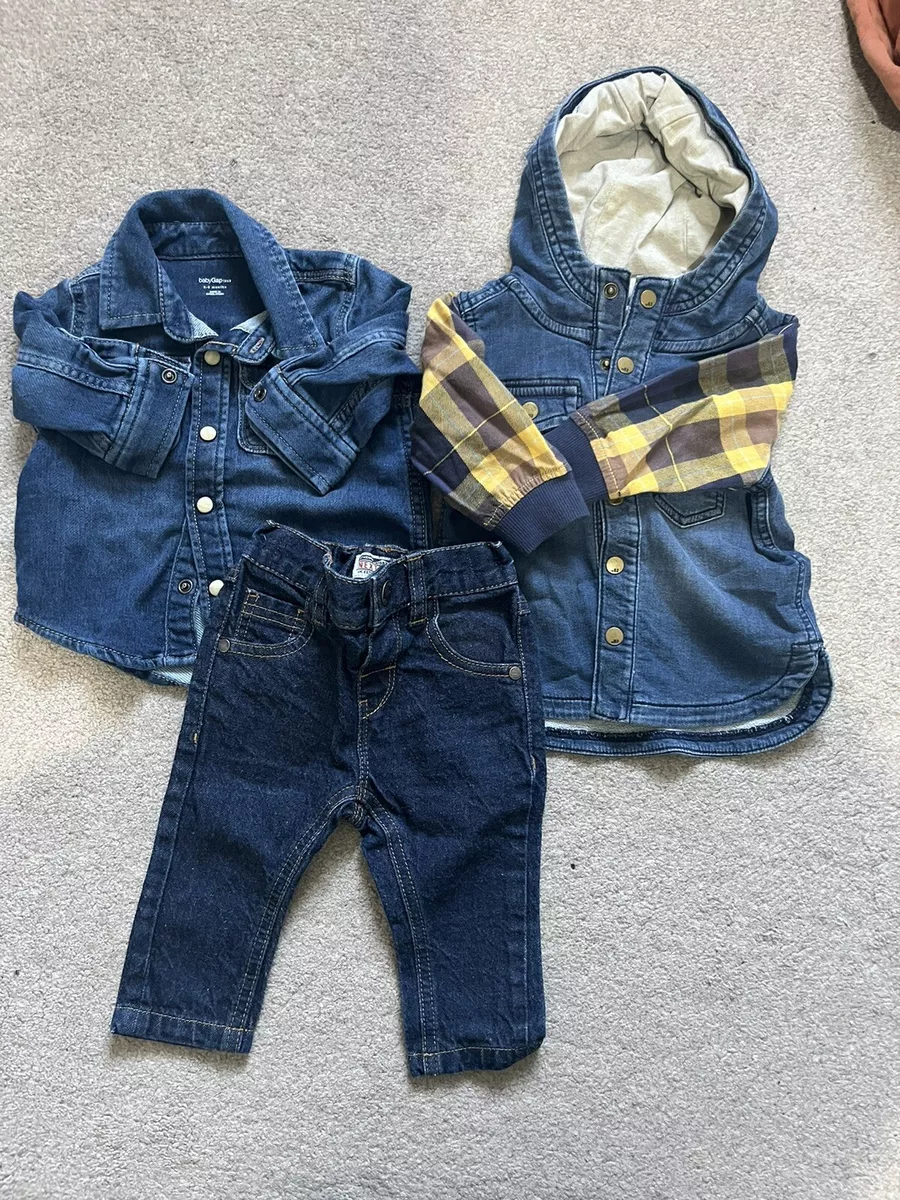Boys Next Baby Denim Shirt Jeans Bundle Age 3 6 Months eBay