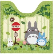 My Neighbor Totoro Toilet Mat Friend Green 60×60cm 37145 Studio Ghibli Japan