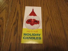EASY TO MAKE HOLIDAY CANDLES PAMPHLET EASY-TO-MAKE GULFWAX