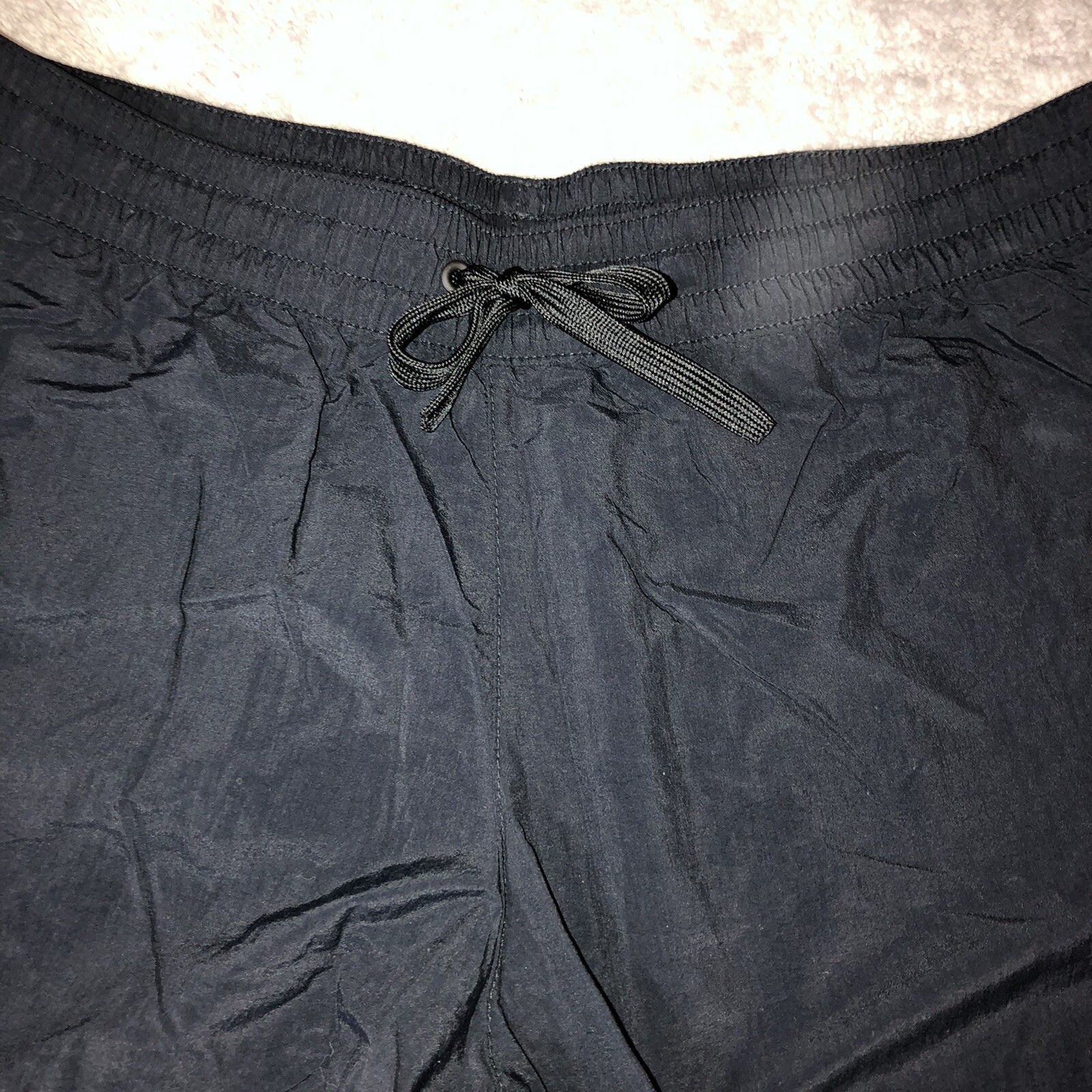 COLUMBIA Womens Black Polyamide Elastic Waist Drawstring Running Shorts Sz L thumbnail 3