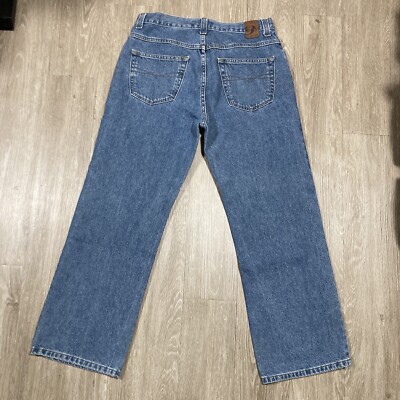 Anchor Blue Jeans 32 x 30 00s Y2k Wide Leg Skate Skater Denim