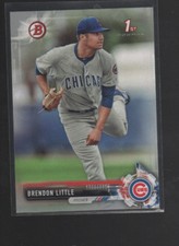 BRENDON LITTLE 2017 BOWMAN DRAFT SILVER PARALLEL CARD #BD-188  /499