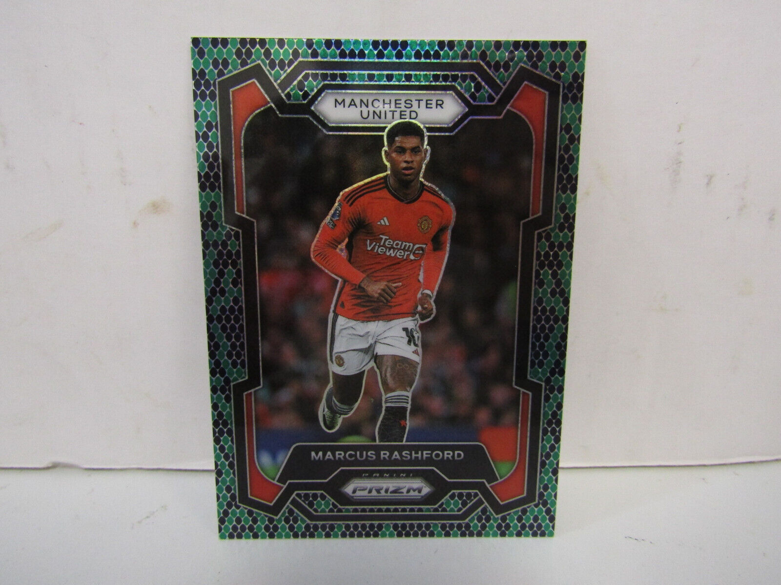 2023-24 Prizm Premier League #45 Marcus Rashford Snakeskin Prizm SP