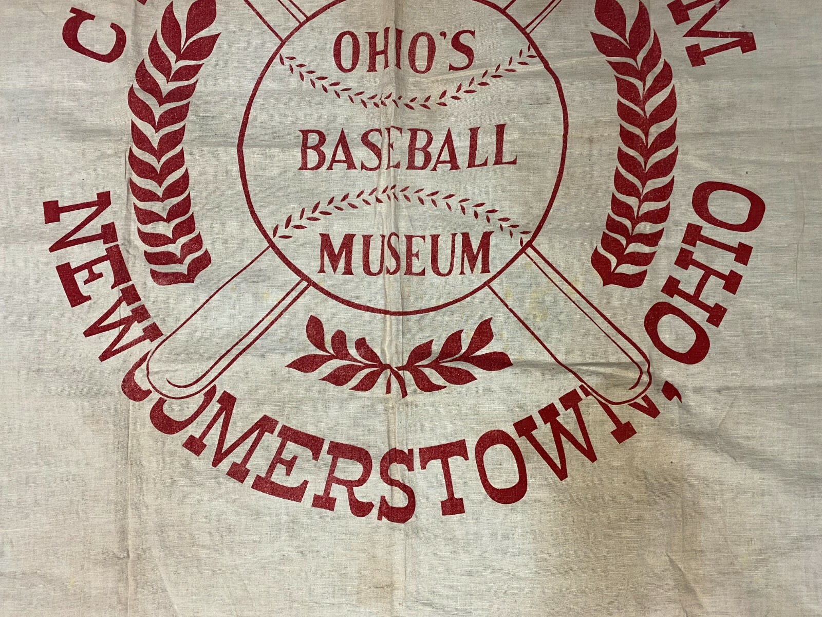 Original Cy Young Museum Ohio Flag MLB Baseball 3x3 Vintage Rare eBay