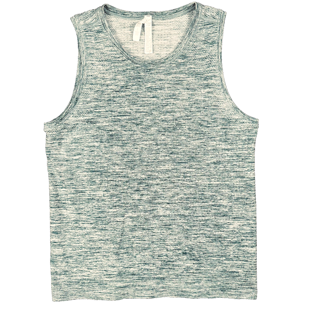ATHLETA In Motion Tank Womens S Heather Green Activewear Yoga Workout Activewear