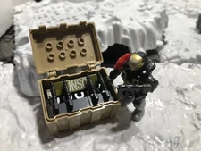 5x Halo SMG With Custom Crate Build Weapon Case Mega Construx Compatible