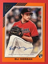 2022 topps gallery baseball Eli Morgan #RA-EM 05/25
