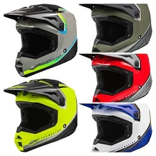 Fly Racing Kinetic Vision Motocross Helmet All Adult Sizes and Colors MX Moto
