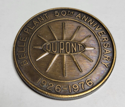 Dupont Belle WV Plant 50th Anniversary 1926 - 1976 Commemorative Coin Medal - 第 1/2 張圖片
