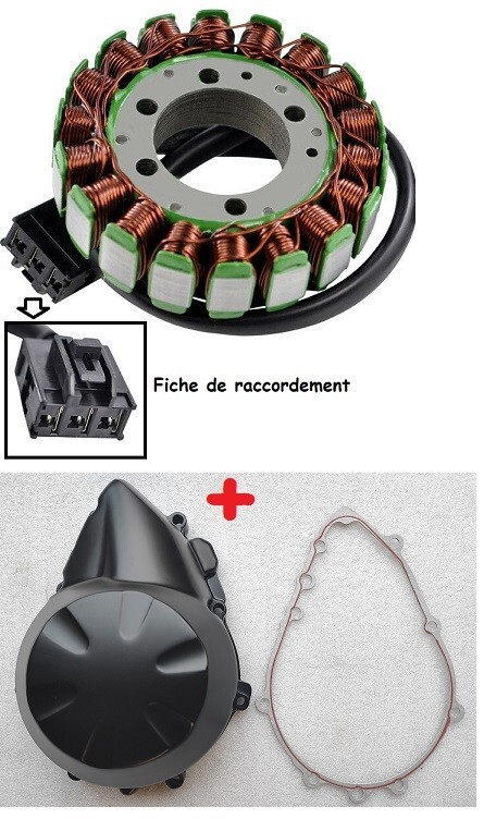 Stator + carter + joint Z750 2007-2014 en alliage haute résistance