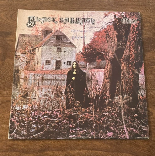 Black Sabbath Black Sabbath 1976 UK vinyl pressing LP gatefold cover album NEMS