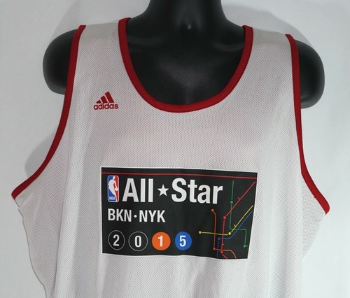 Adidas NBA All Star Game 2015 New York Brooklyn Reversible Jersey Size 2XL - Picture 6 of 12