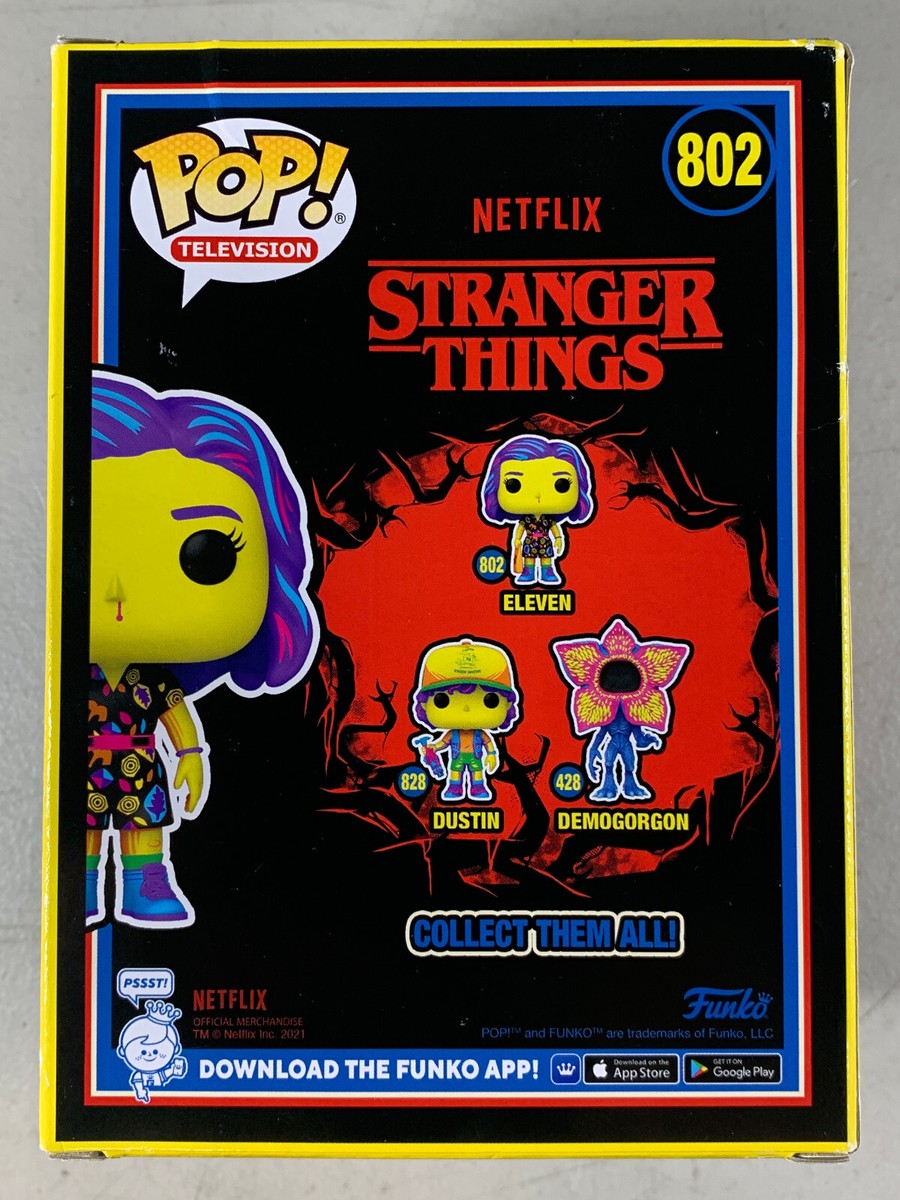 Funko Pop! Television #802 Eleven Black Light Stranger Things