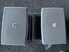 AUDAC WX302 MK2 60W Wall Mounted Loudspeakers, Black, Pair,