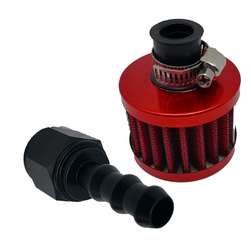 For Fuel Cell Breather/Vent -10 AN Female Fitting with Red Filter Rebuild Kit - Picture 5 of 6