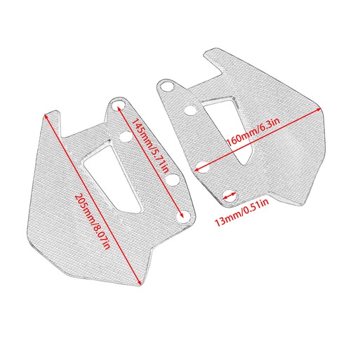 For BMW R1300GS / R1300GS ADV 2023-ON - 2 Piece Front Windshield Side Deflectors - Picture 2 of 15