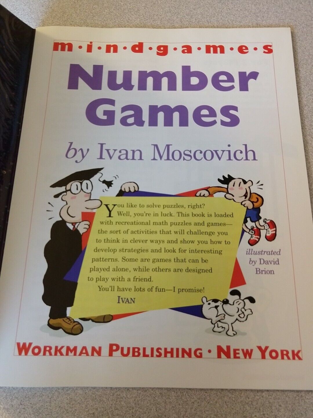 Number+Games+by+Ivan+Moscovich+%282000%2C+Hardcover%29 for sale