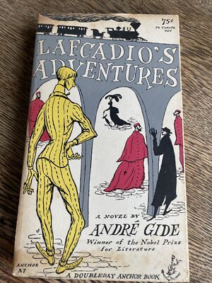 ''Lafcadio's Adventures: A Novel'' Andre Gide. 1955.  Cover by Edward Gorey PB