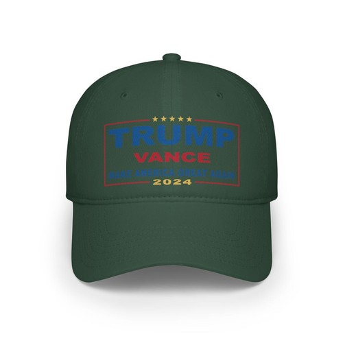 Trump Vance Make America Great Again 2024 Low Profile Baseball Cap - Picture 4 of 24