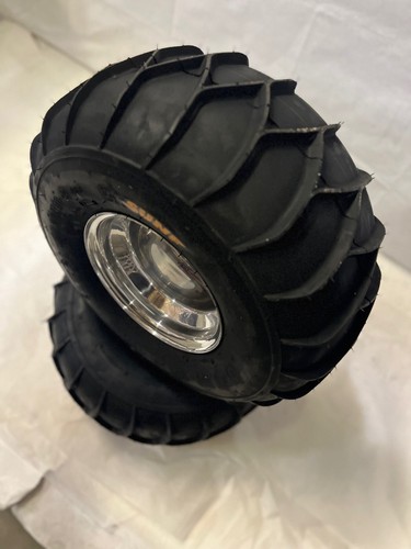 SUNF A036 SAND SNOW MUD PADDLE TIRES DWT RIMS HONDA TRX 450R 400EX 250R LTR450 - Picture 3 of 5