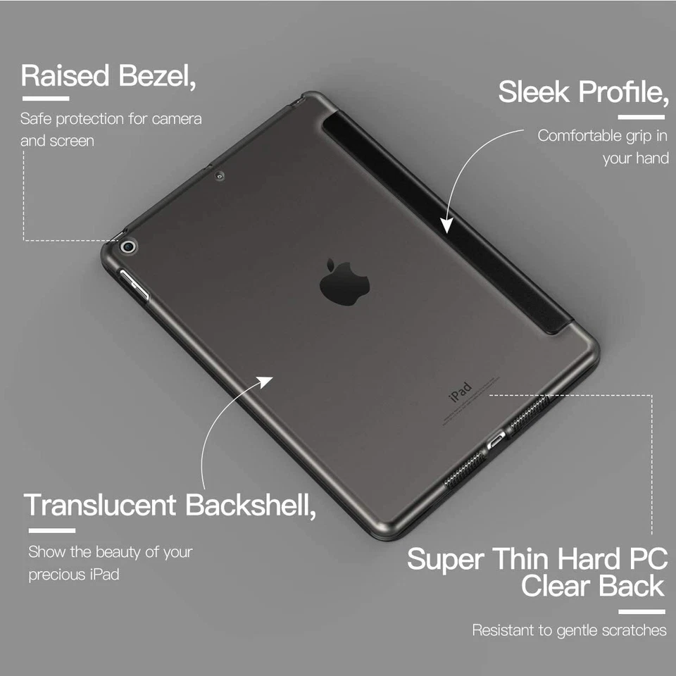 Smart Slim Stand Case Screen Cover For Apple iPad 2nd 3rd 4th Generation - Image 2 of 4
