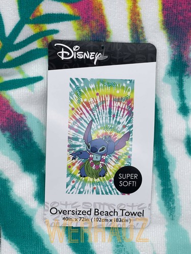 Stitch OVERSIZED Beach Towel 40" x 72"Hula Honey for Kids Teens Adults by Disney - Picture 3 of 3